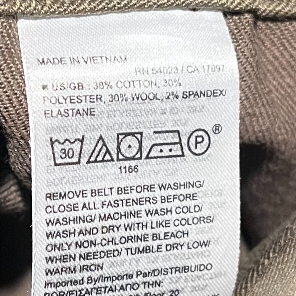 Banana Republic Paola Utility Pant Olive 6L - Picture 15 of 15